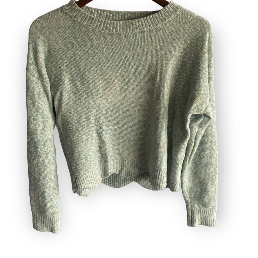 Alya  Blue Green Knit Sweater